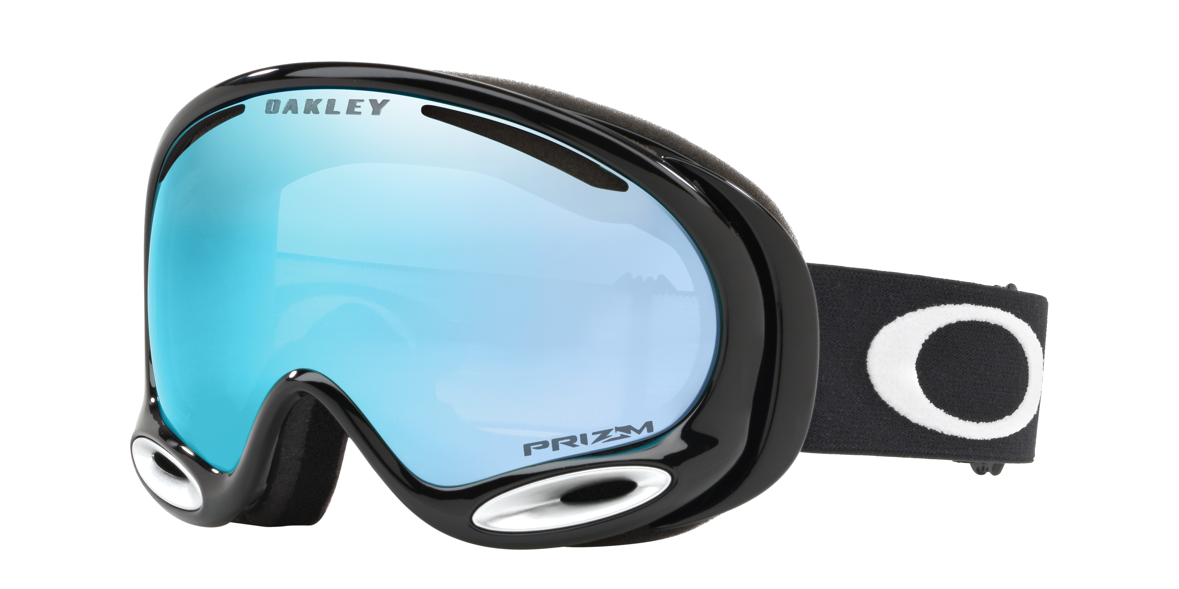 Oakley A-Frame® 2.0 Snow Goggles with Jet Black Strap and Prizm