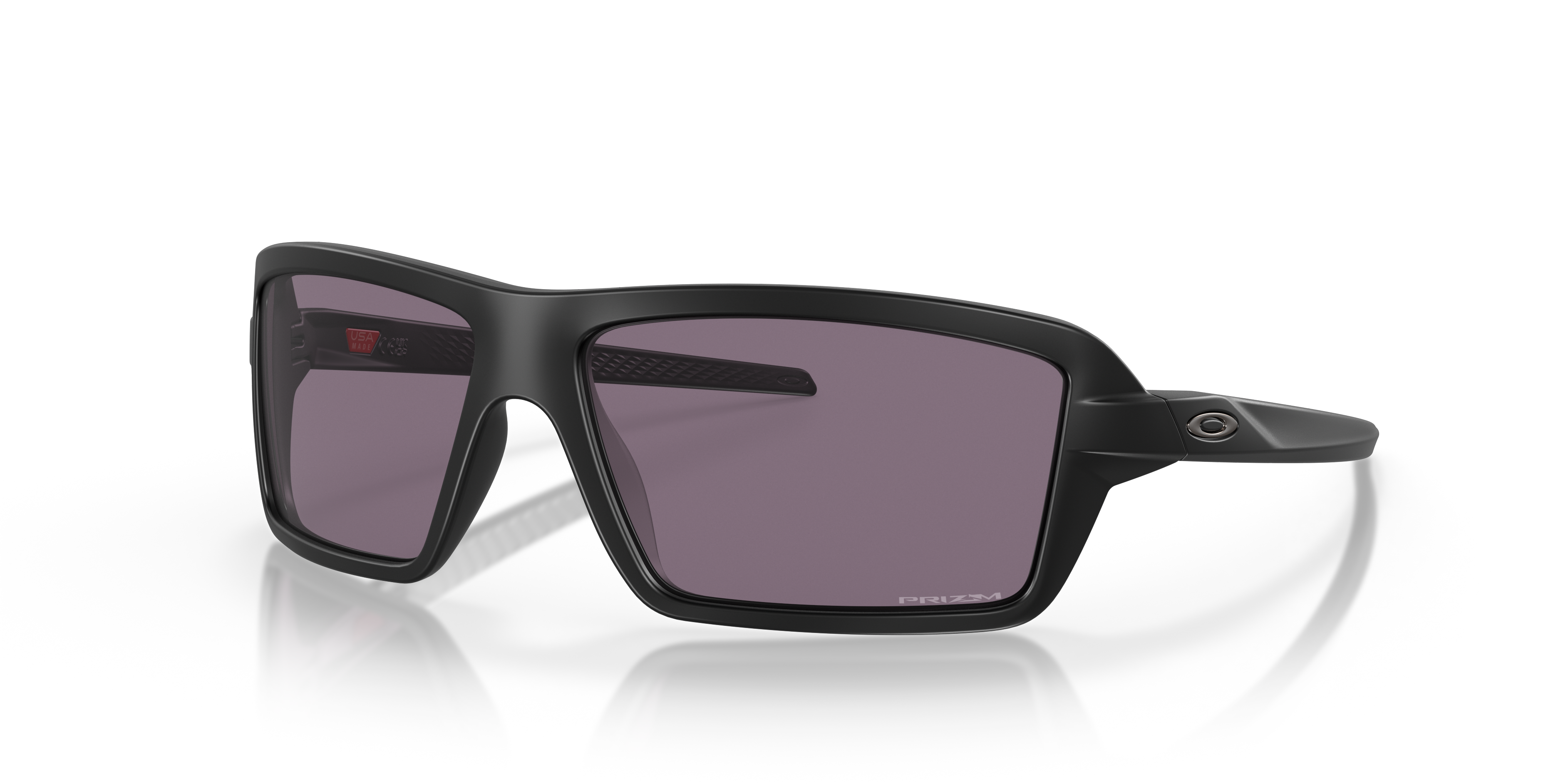 Cables Prizm Grey Lenses, Matte Black Frame Sunglasses | Oakley