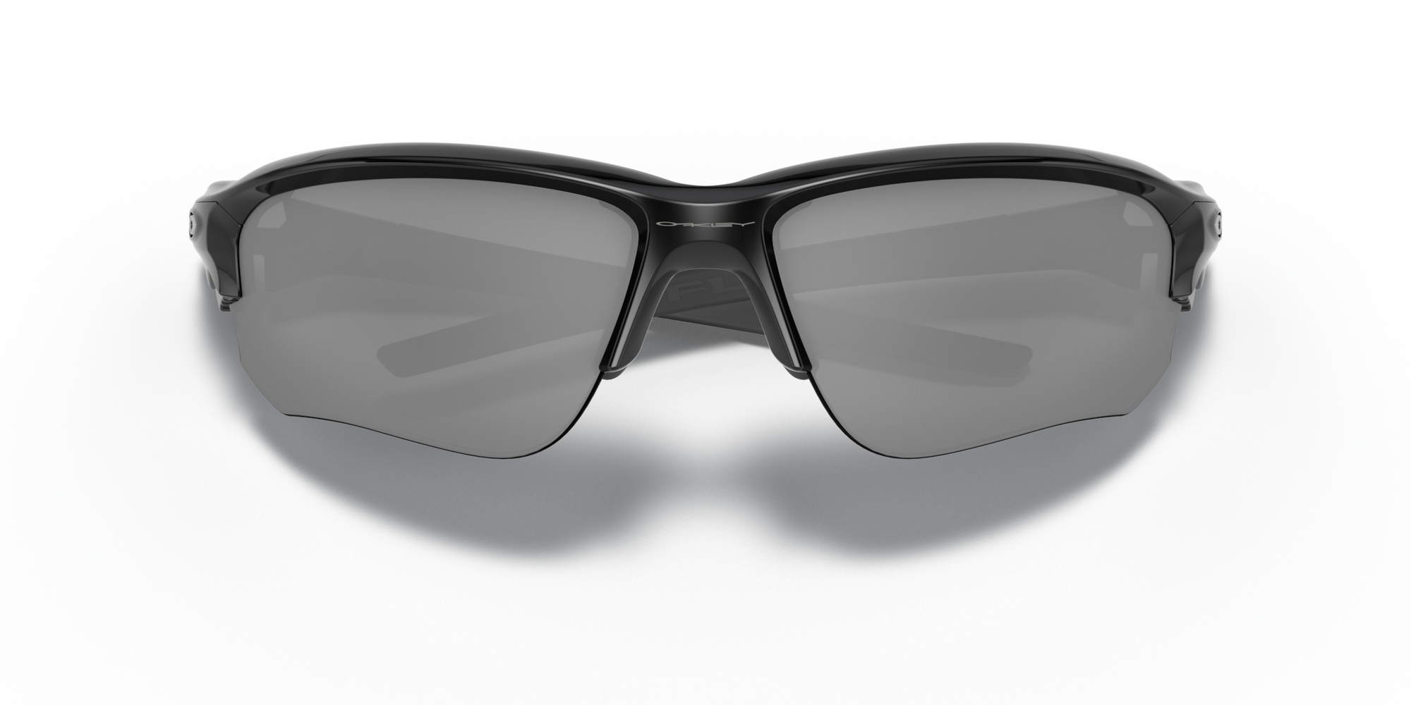Oakley Flak® Draft (Low Bridge Fit) Sunglasses with Polished Black