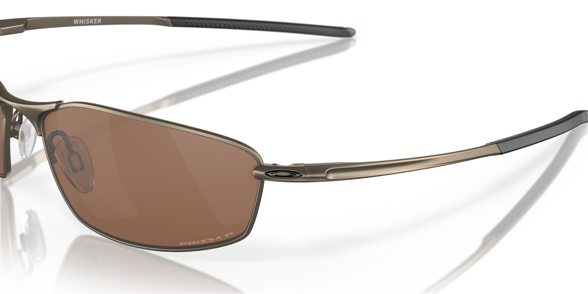 Oakley Whisker® Sunglasses with Satin Pewter Frame and Prizm