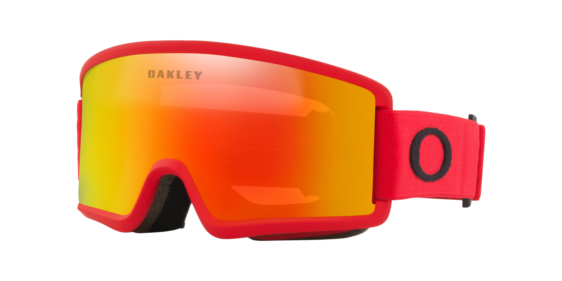 Oakley Target Line S Snow Goggles with Redline Strap and Fire