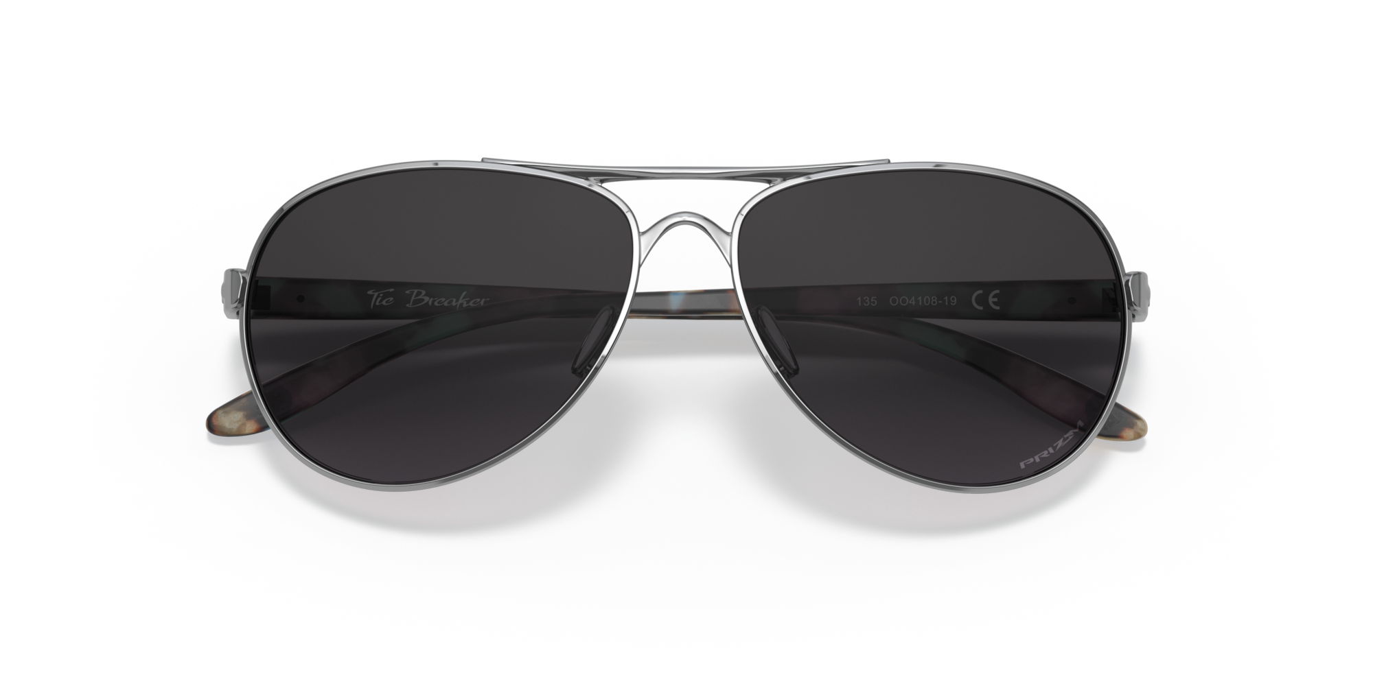 Oakley Tie Breaker Sunglasses with Polished Chrome Frame and Prizm
