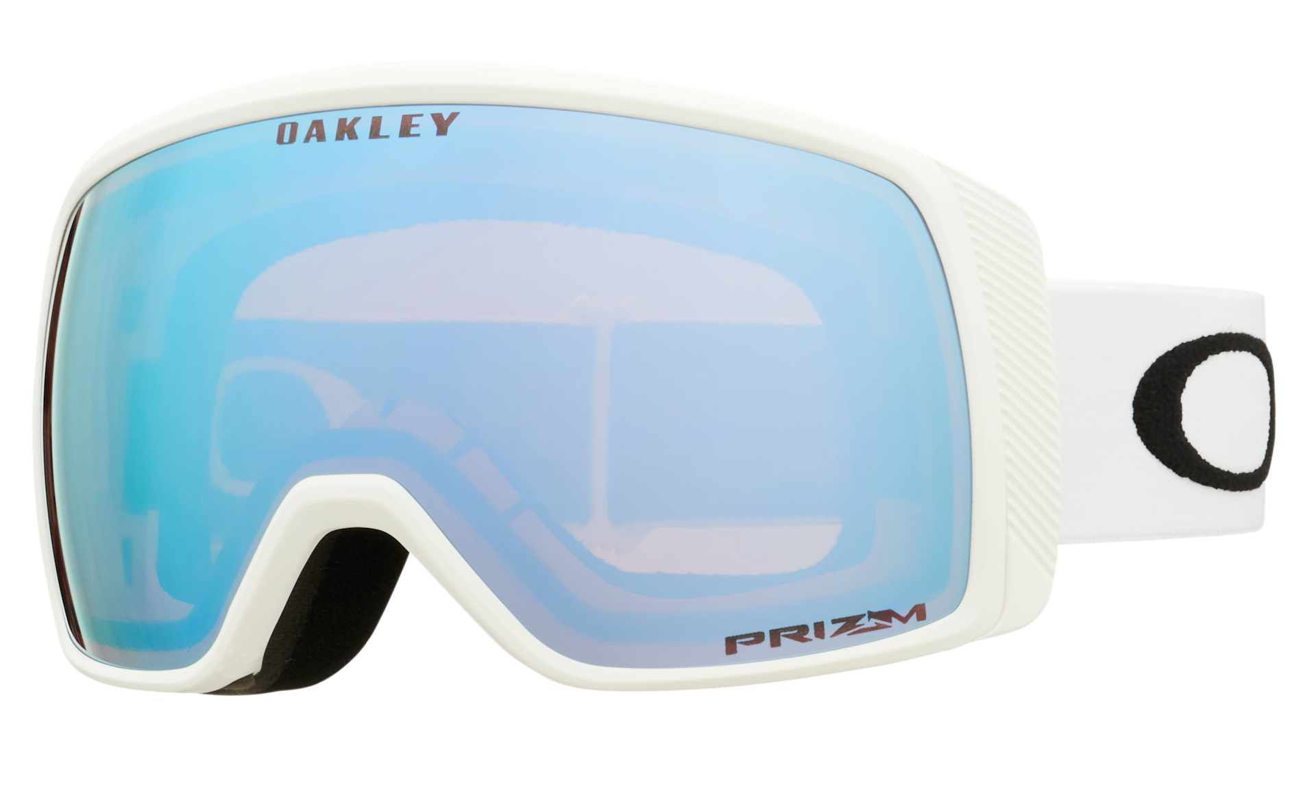 Oakley Flight Tracker S Snow Goggles with Matte White Strap and