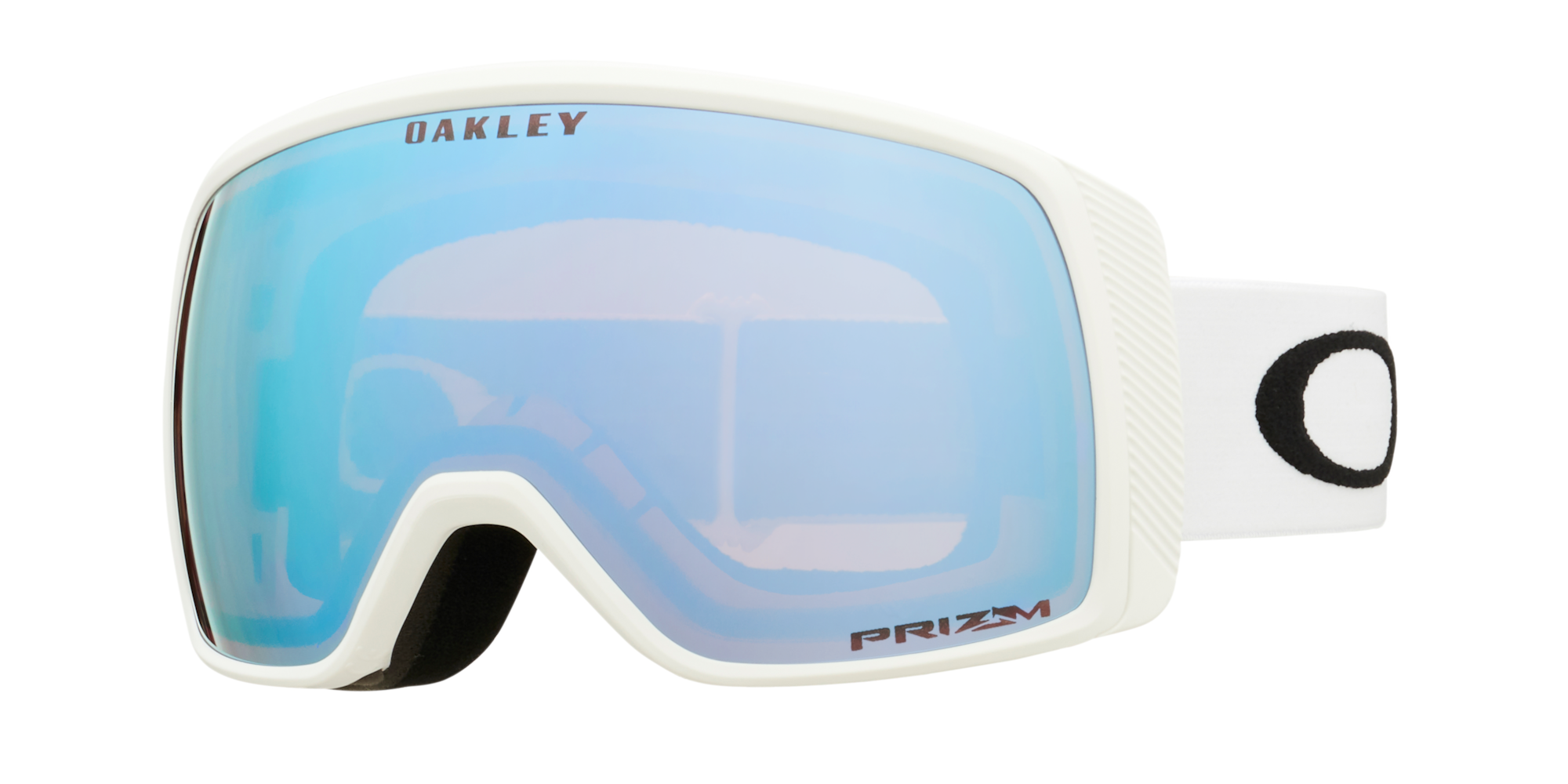 Oakley Flight Tracker S Snow Goggles with Matte White Strap and