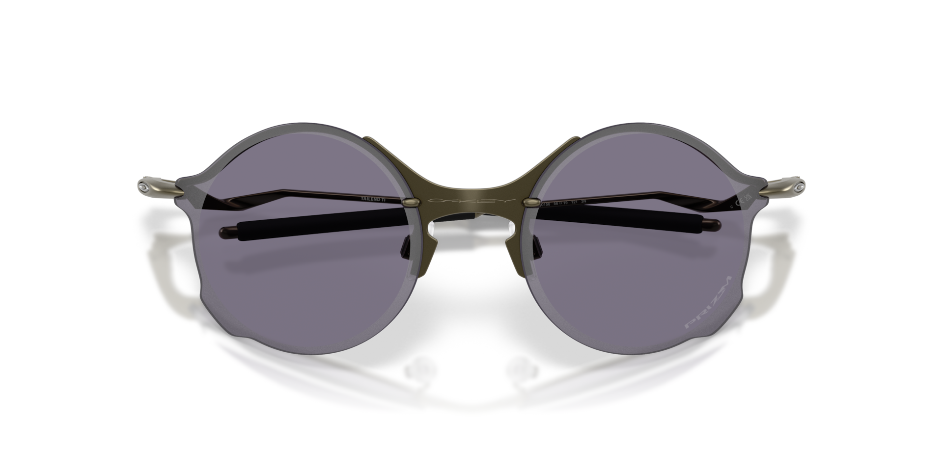 Oakley Tailend TI Sunglasses with Satin Carbon Frame and Prizm