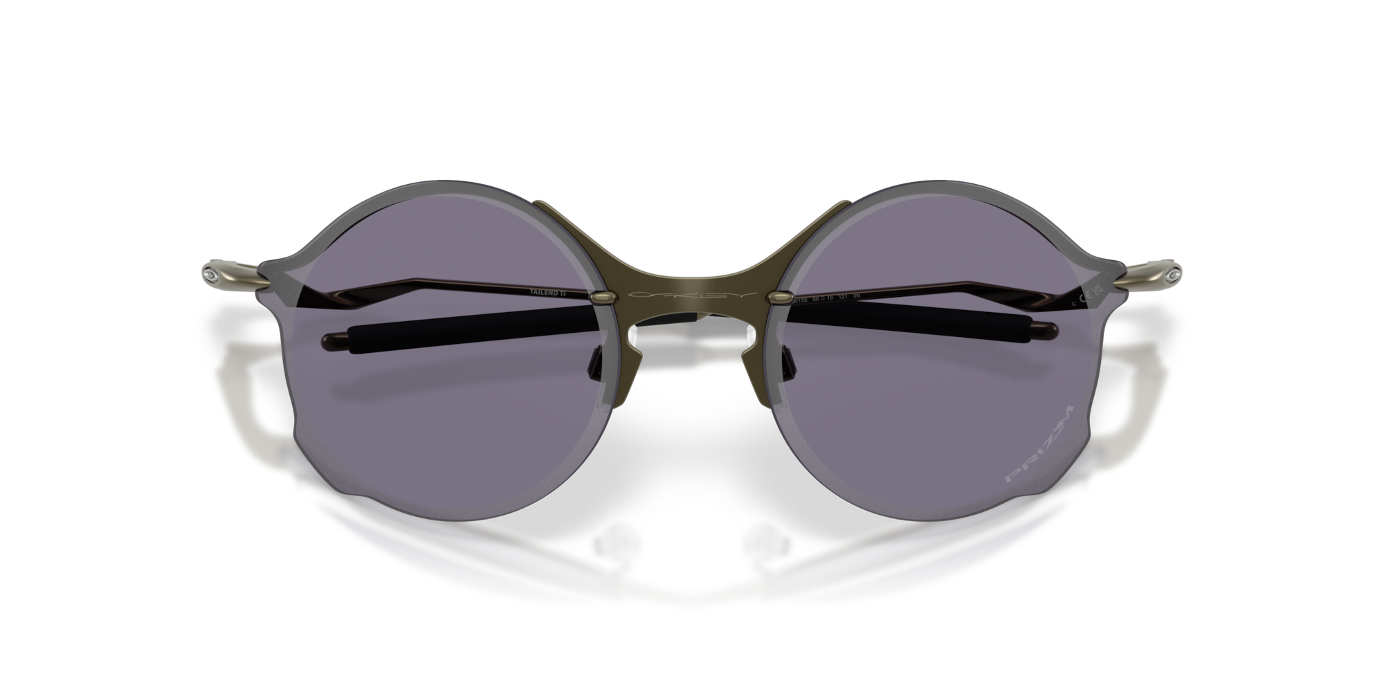 Oakley Tailend TI Sunglasses with Satin Carbon Frame and Prizm