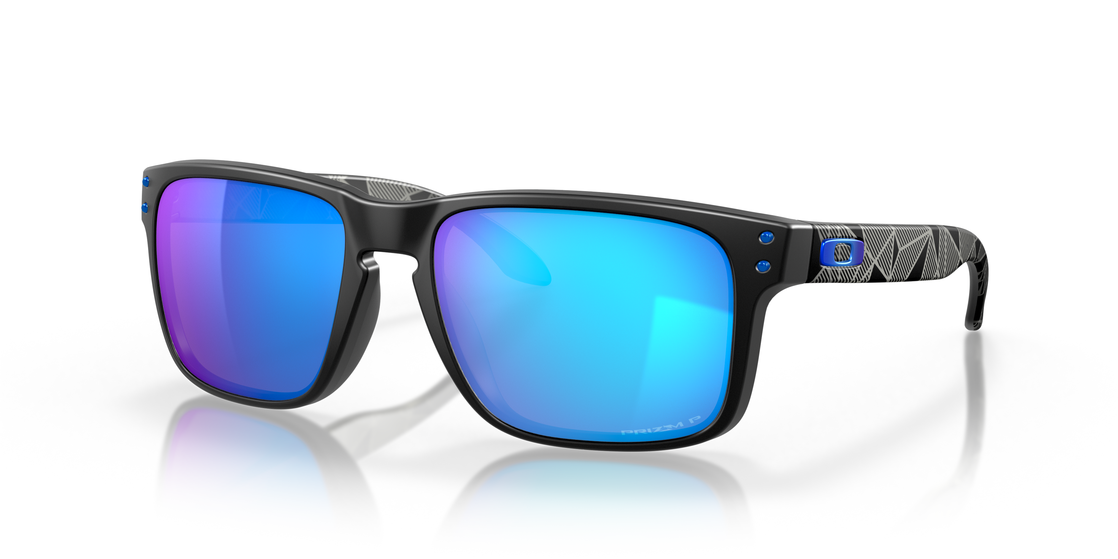 Holbrook™ Prizm Sapphire Polarized Lenses, Matte Black Prizmatic