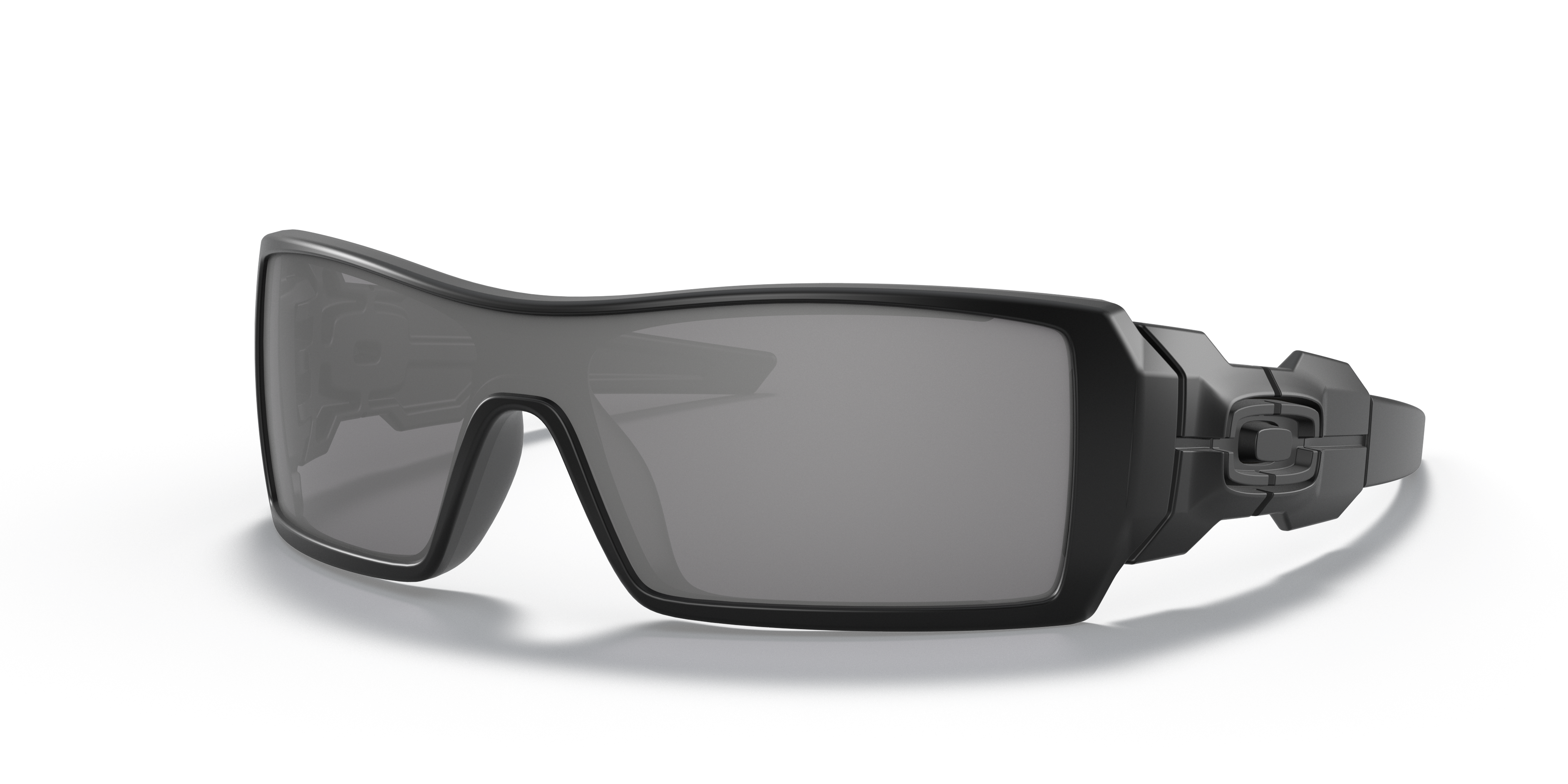Oil Rig® Black Iridium Lenses, Matte Black Frame Sunglasses