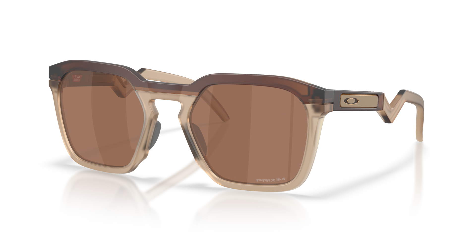 オークリー HSTN SQサングラス Matte RootbeerフレームとPrizm