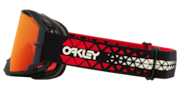 Airbrake® MX Goggles - Matte Black/Red Colorshift