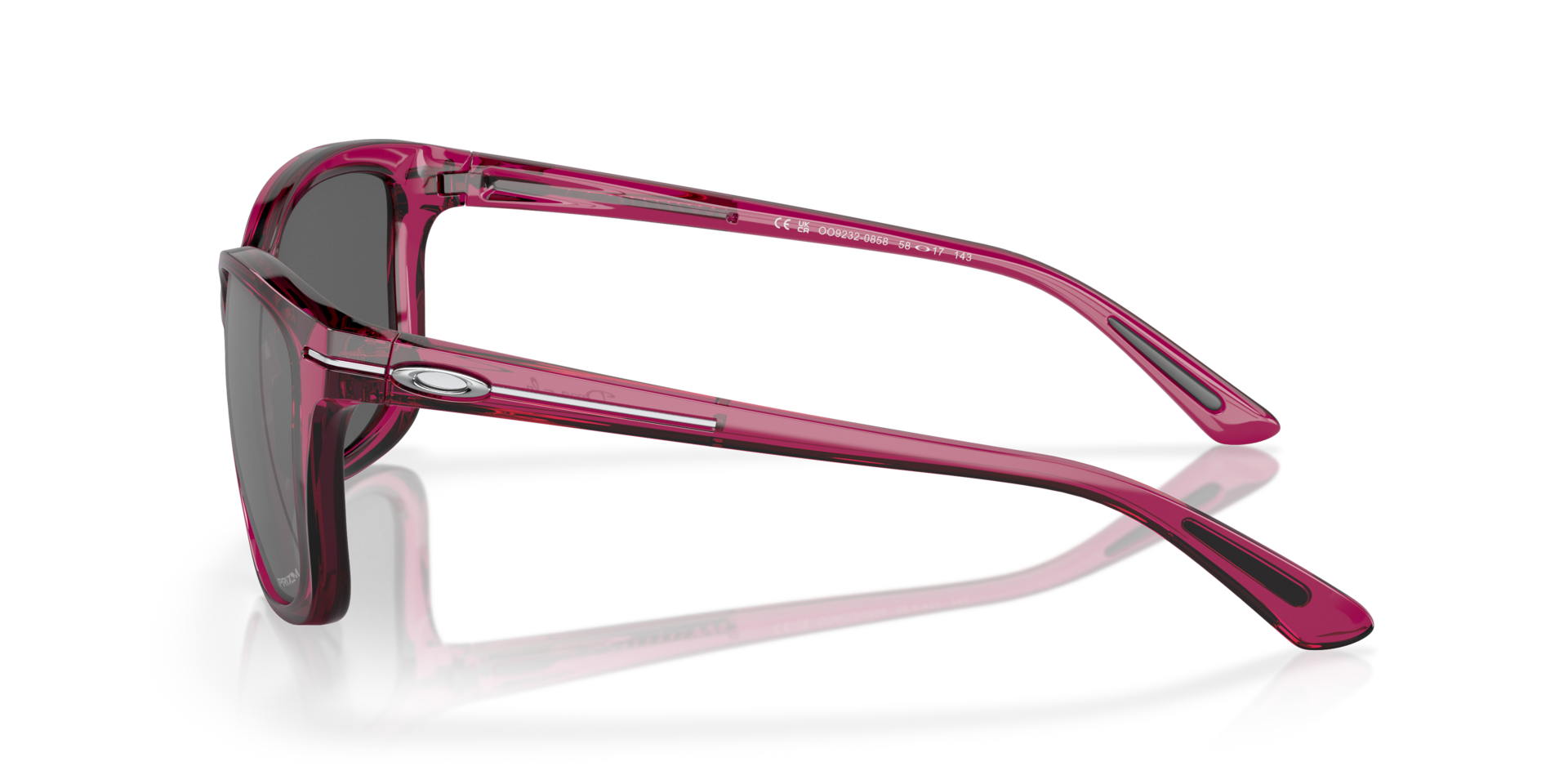 OAKLEY Drop In サングラス Oakley Drop In™ Sunglasses with Crystal Raspberry Frame and Black