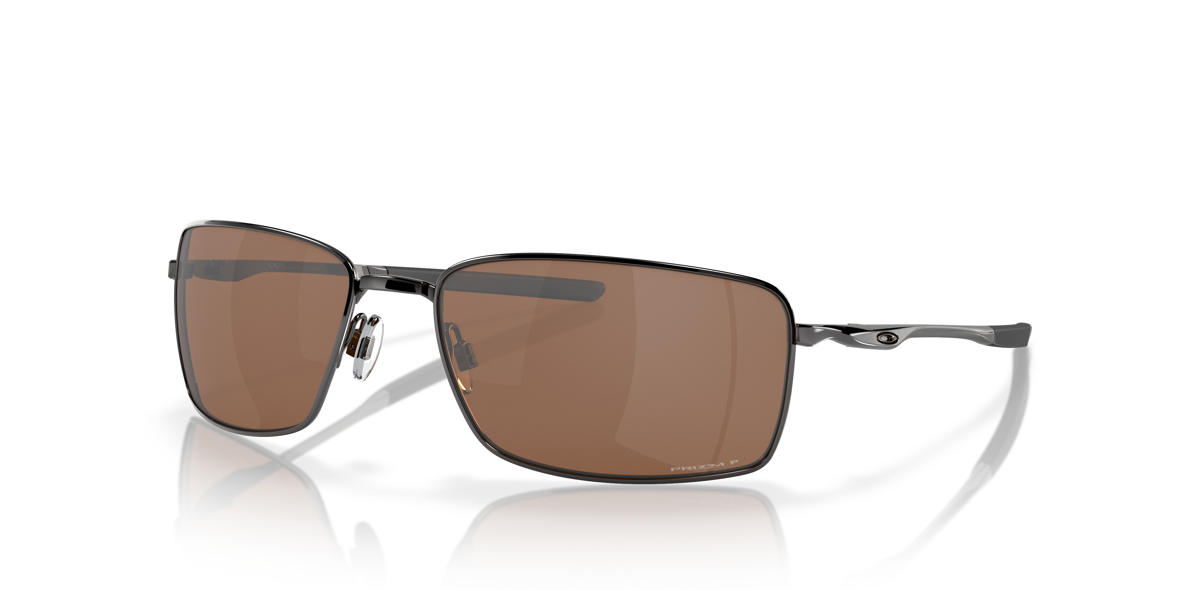 Square Wire™ Prizm Tungsten Polarized Lenses, Tungsten Frame