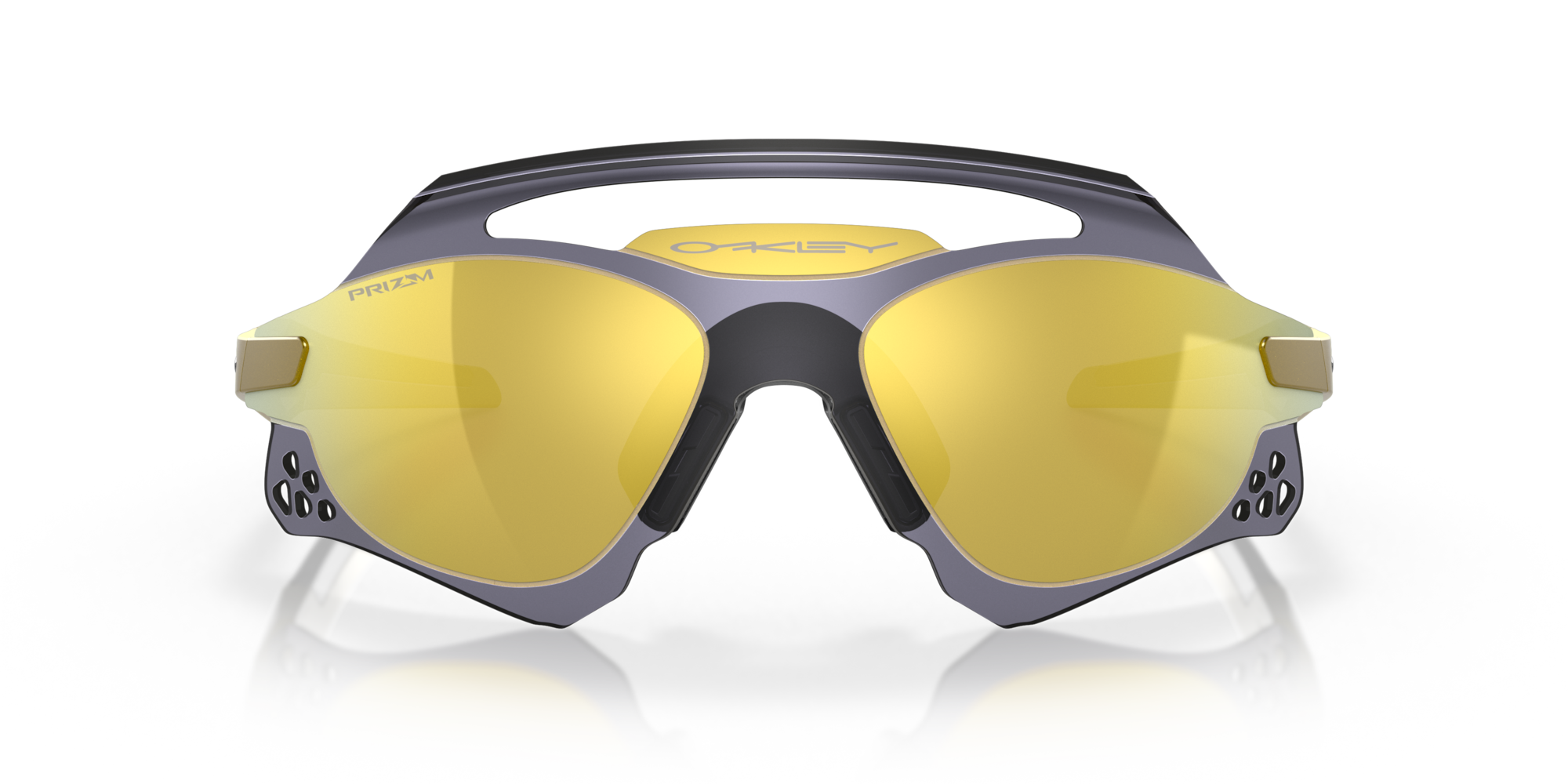 オークリー Xeusサングラス Olympic GoldフレームとPrizm 24Kレンズ