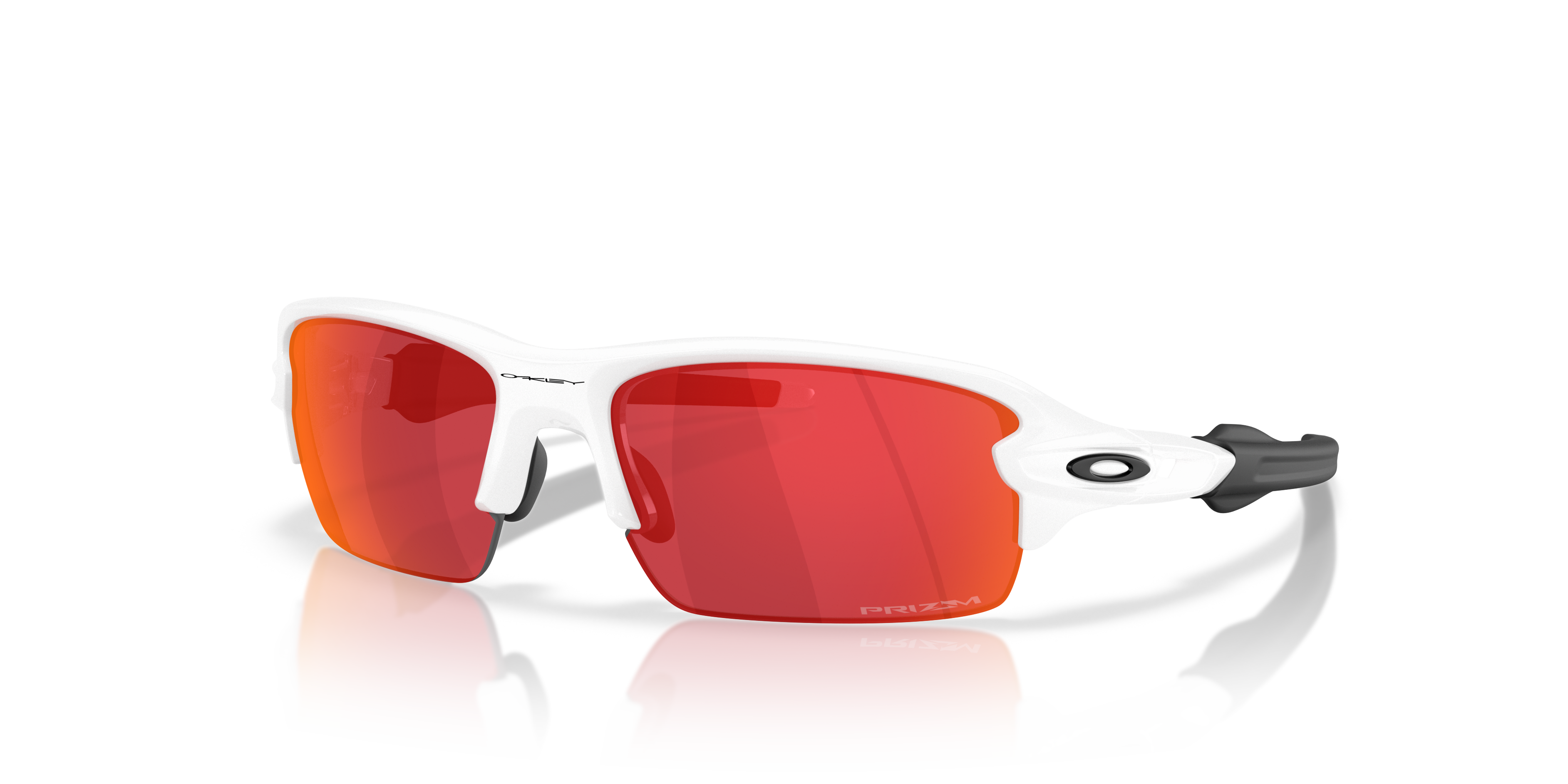 Flak® 2.0 S Prizm Field Lenses, Polished White Frame Sunglasses
