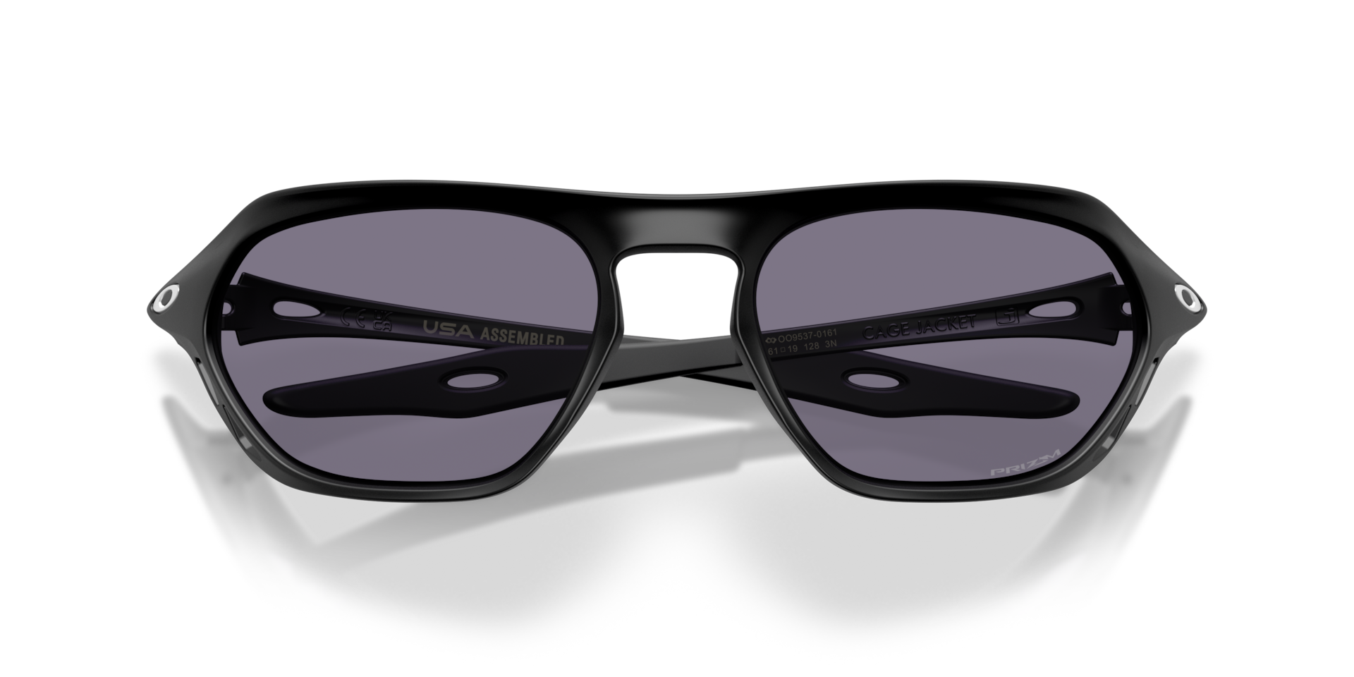 Oakley Cage Jacket® Sunglasses with Matte Black Frame and Prizm