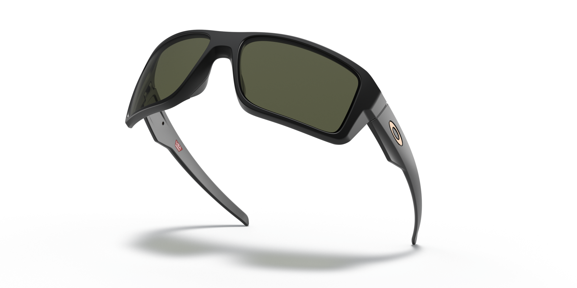 オークリー Double Edgeサングラス Matte BlackフレームとDark Grey