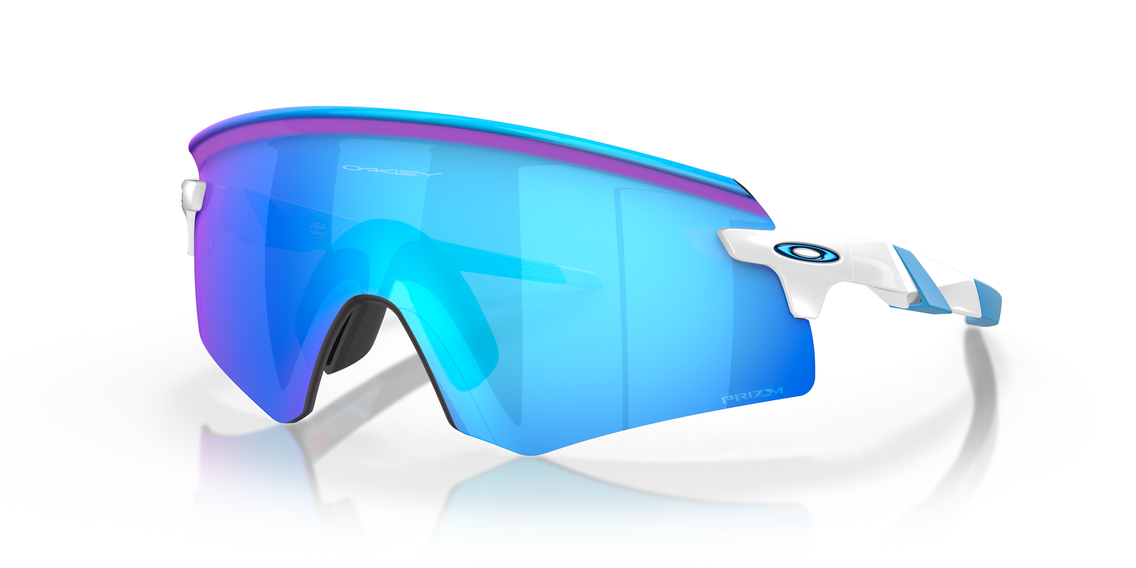 Oakley Encoder Sunglasses with Polished White Frame and Prizm