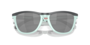 Frogskins™ Range (Low Bridge Fit) - Matte Carbon/Blue Milkshake