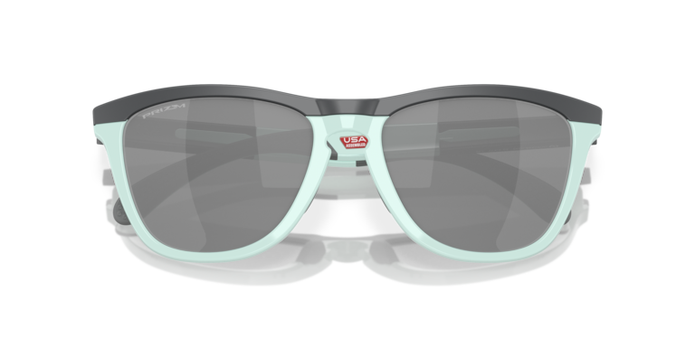 Frogskins™ Range (Low Bridge Fit) - Matte Carbon/Blue Milkshake