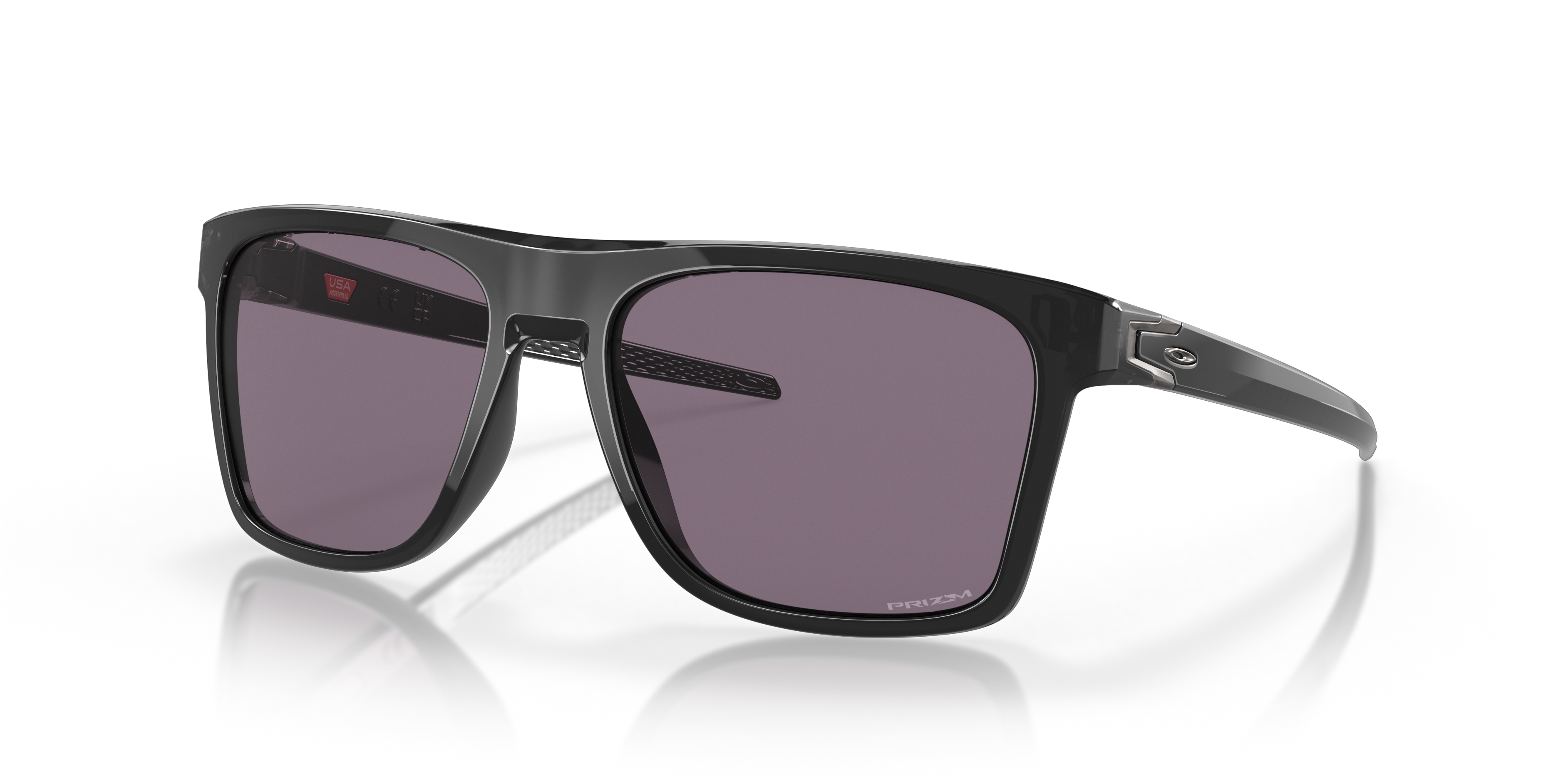 Oakley Leffingwell Sunglasses with Black Ink Frame and Prizm Grey