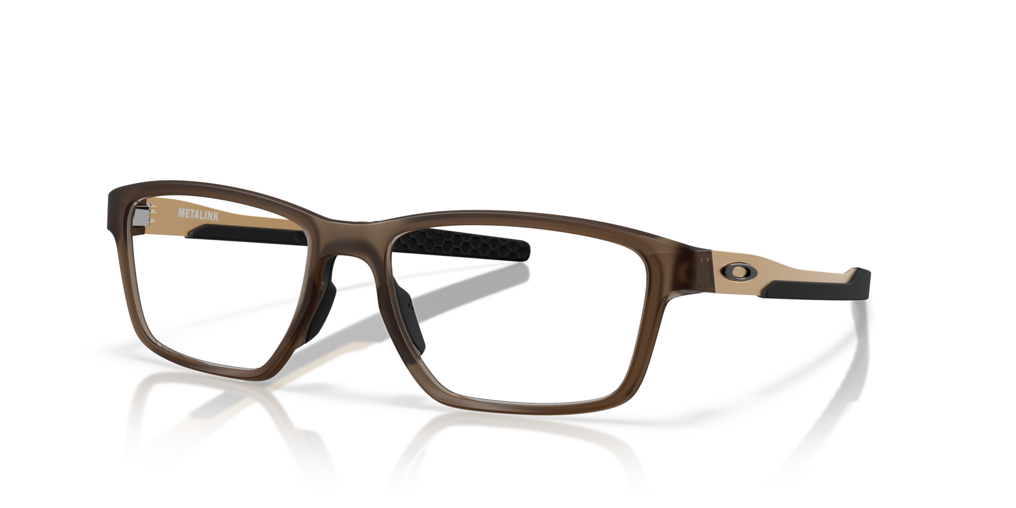 Óculos de Grau Oakley - Metalink Alloy Collection - Armação matte grey ink