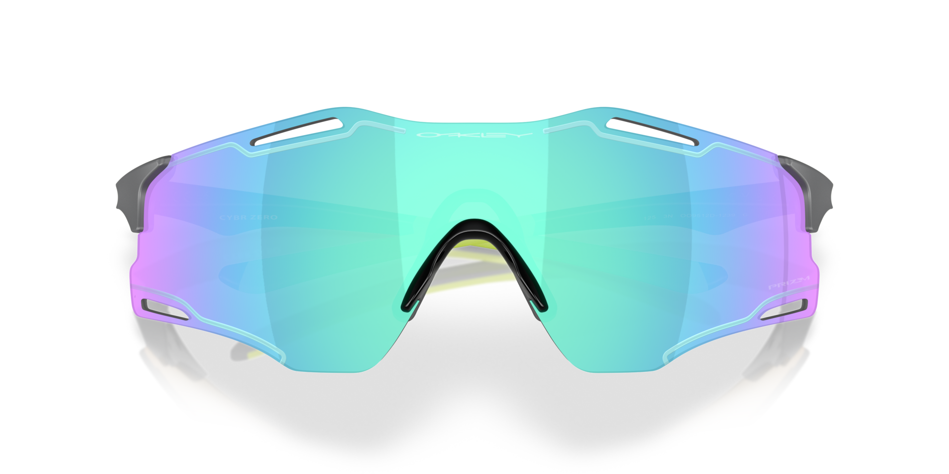 Oakley Cybr Zero Sunglasses with Polished White Frame and Prizm