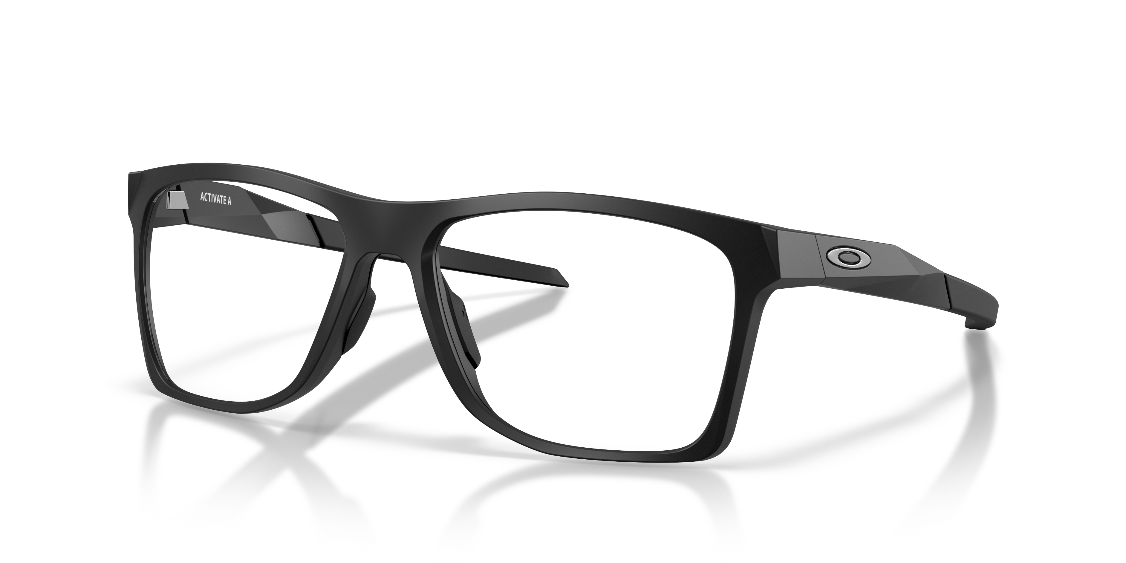 Oakley Activate (Low Bridge Fit) Eyeglasses with Satin Black Frame