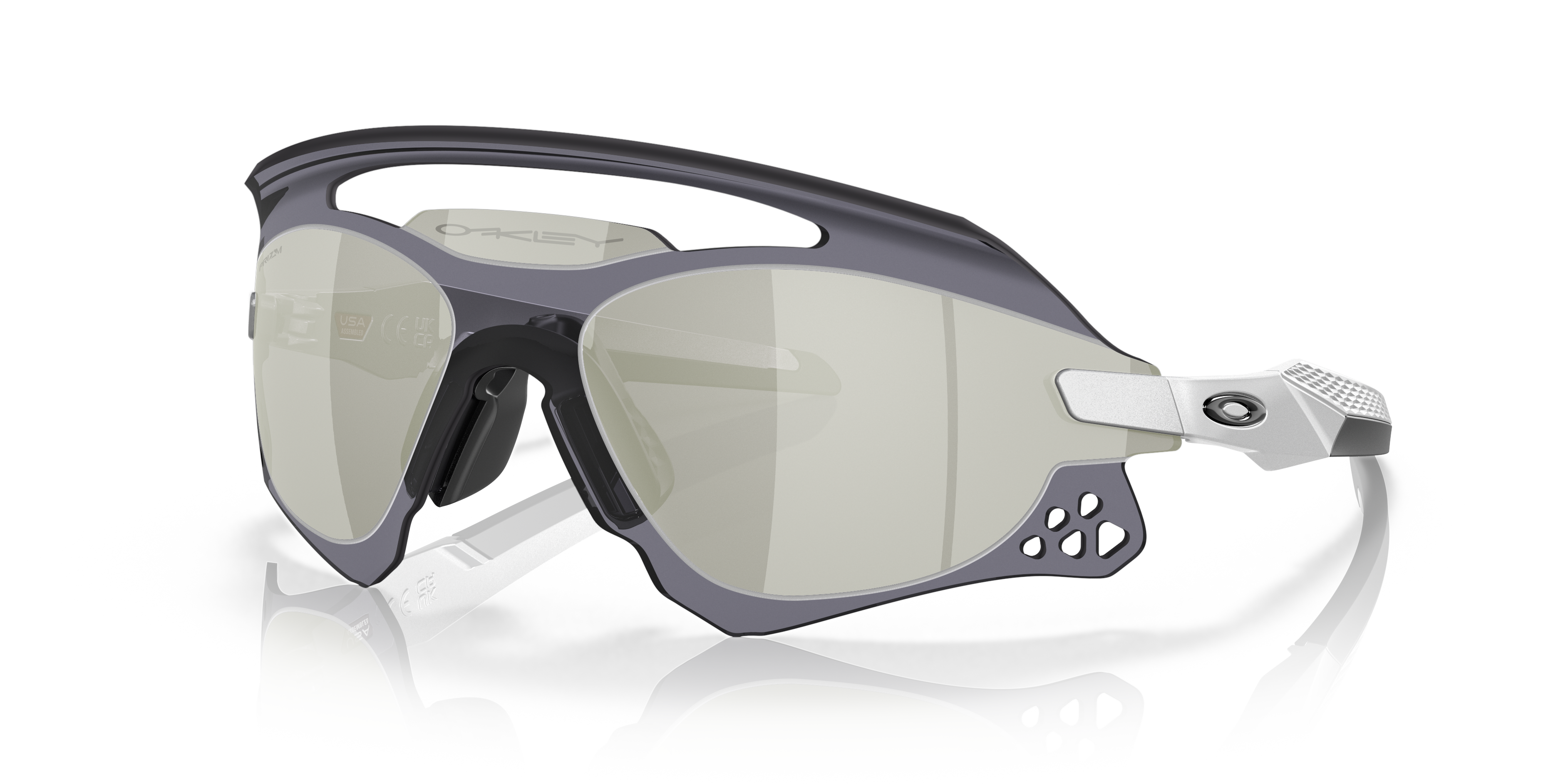 agm　オークリー Oakley Xeus™_AG Sunglasses with X Silver Frame and Prizm Chrome